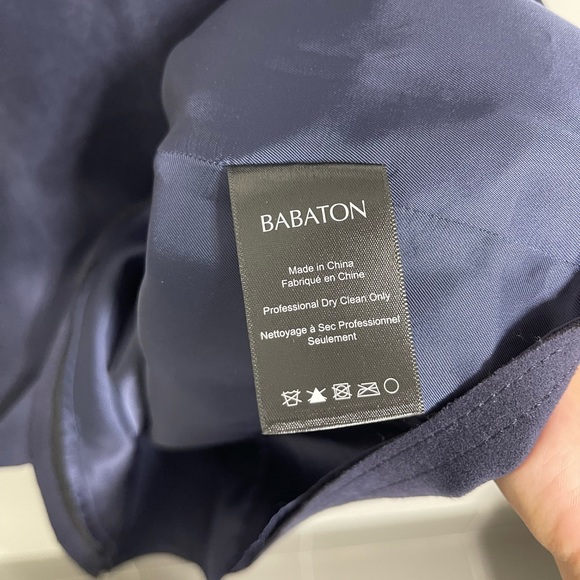 Aritzia - Babaton - Navy suede sleeveless top - Size XS - Picture 4 of 5